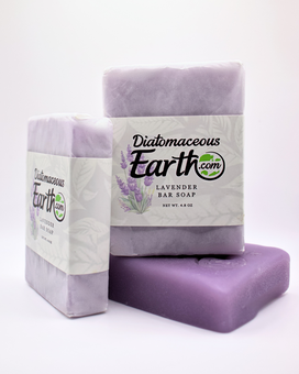 Lavender Soap Bar Diatomaceous Earth